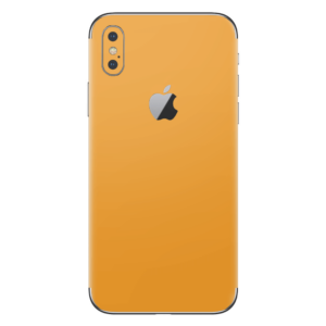 iPhone XS skin geel