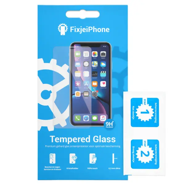 FixjeiPhone Tempered Glass Verpakking
