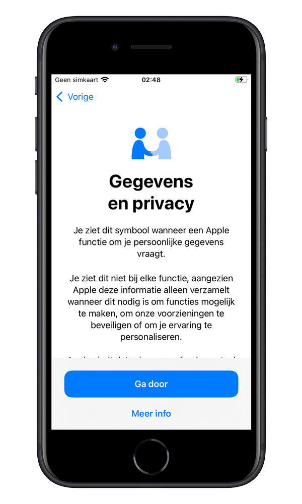 Stap 5 – Gegevens en Privacy
