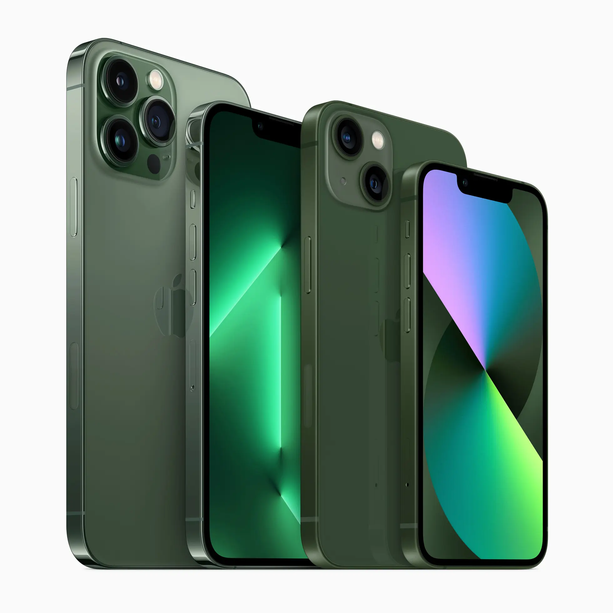 iPhone 13 serie groen